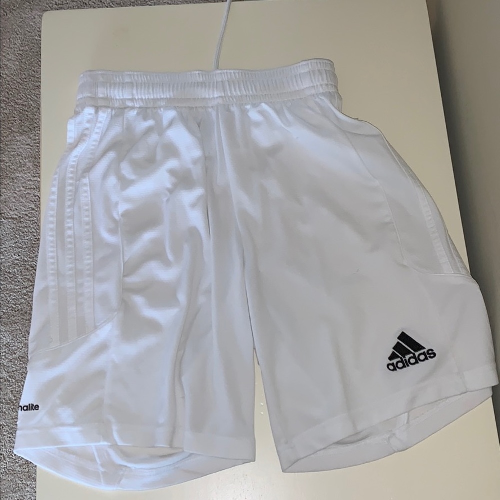 White Adidas Shorts